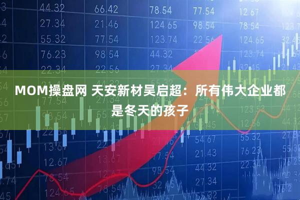 MOM操盘网 天安新材吴启超：所有伟大企业都是冬天的孩子