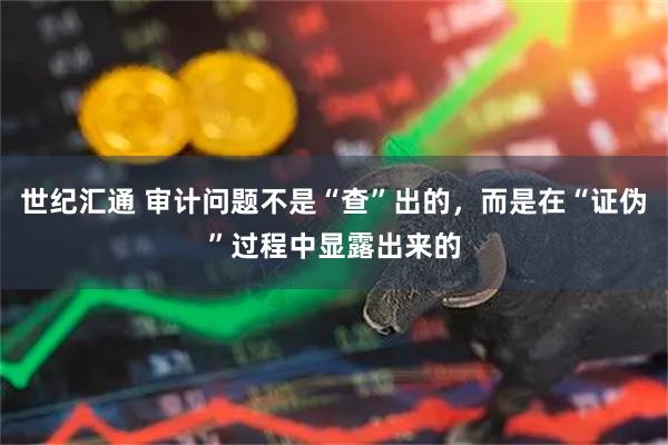 世纪汇通 审计问题不是“查”出的，而是在“证伪”过程中显露出来的
